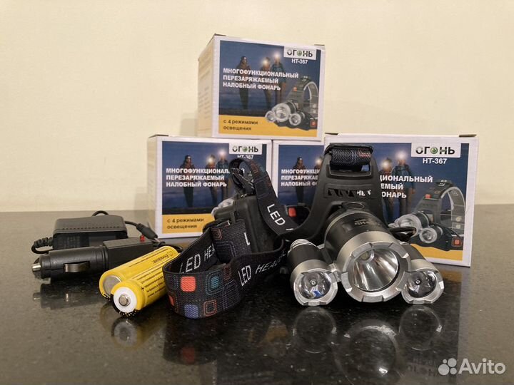 Налобный перезаряжаемый led фонарь огонь нт-367