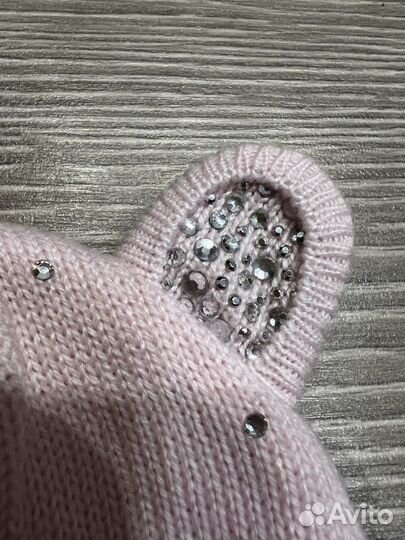 Шапочка для новорожденной девочки Orso Bianco