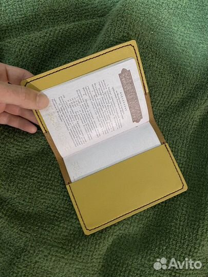 Обложка на паспорт из натуральной кожи