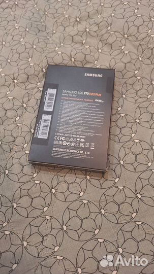 SSD накопитель Samsung 970 EVO Plus M.2 2280 500гб
