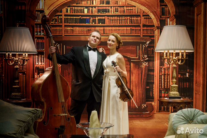 Дуэт Скрипка и Контрабас на свадьбу / на праздник