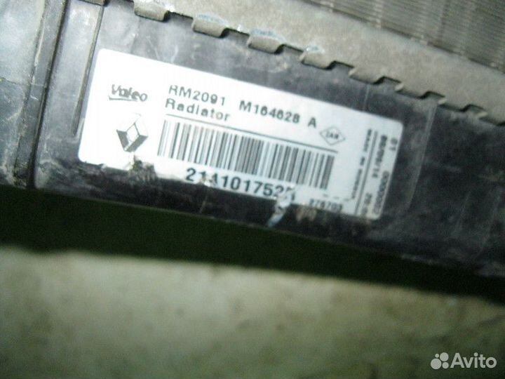 Радиатор основной Renault Sandero 2009-2014,Logan
