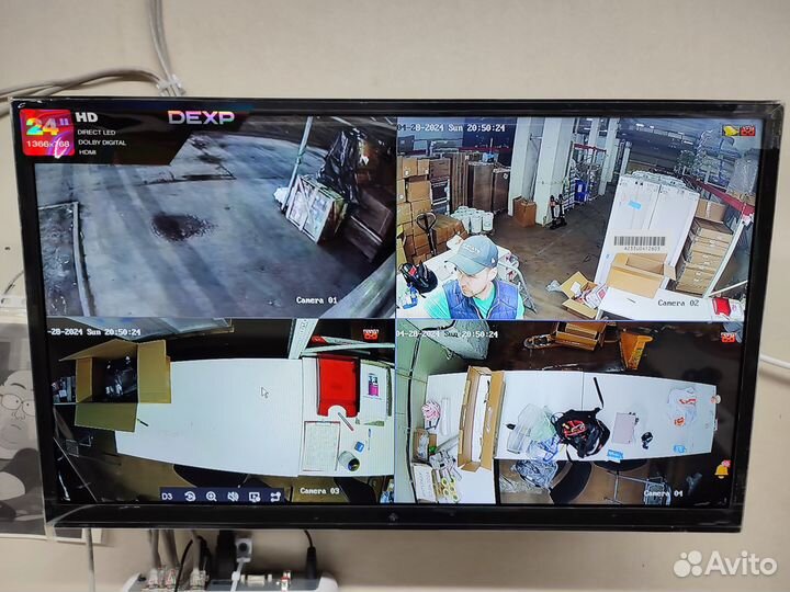 Установка видеонаблюдения и скуд