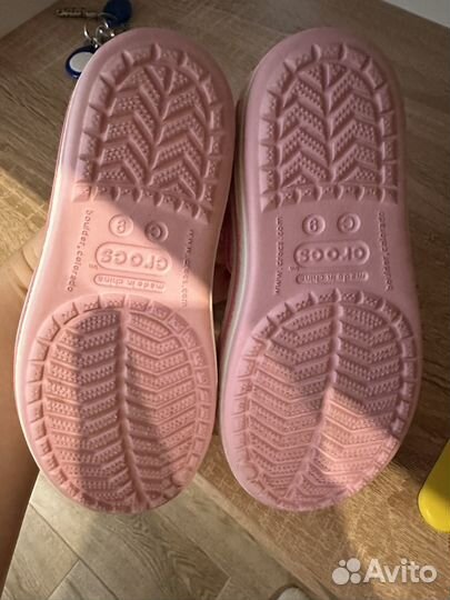 Сандали для девочки Crocs с 9