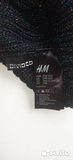 Шикарная шапка beanie H&M бини