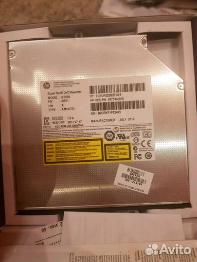 HP Super Multi DVD Rewriter GT50N, дисковод
