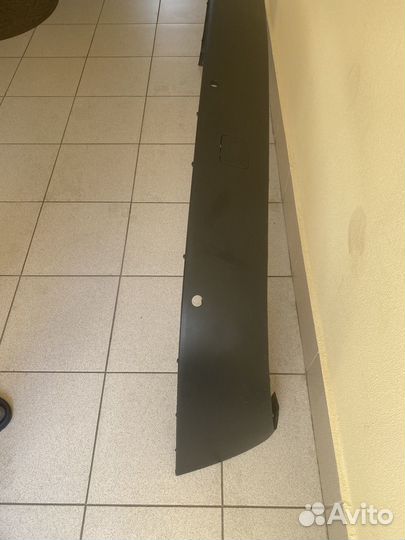 Накладка на задний бампер BMW X3