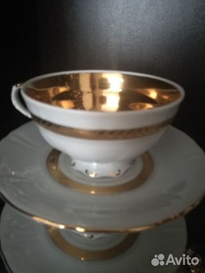 Чайный фарфоровый сервиз Чехословакия