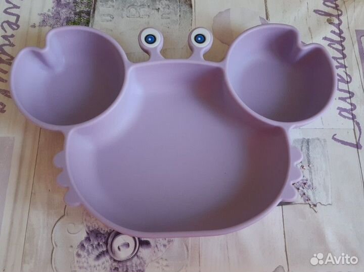 Тарелка силиконовая детская