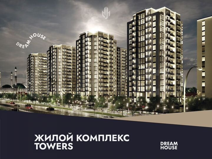 2-к. квартира, 81,7 м², 5/16 эт.