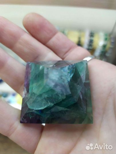 Флюорит горный хрусталь