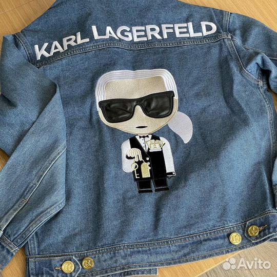 Джинсовая куртка Karl lagerfeld S оригинал