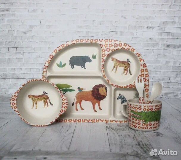 Детская посуда из бамбука (новые)