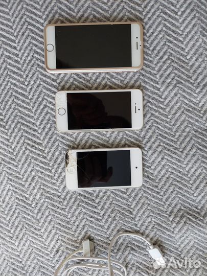 iPod б/у рабочий, iPhone 5S и 6S утопленные