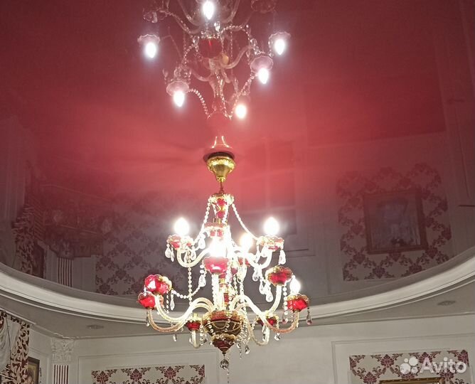 Люстра хрустальная богемия чехия