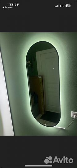 Зеркало овальное 50*122