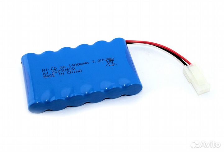 Ni-Cd 7.2V 1400 mAh AA Flatpack 5559