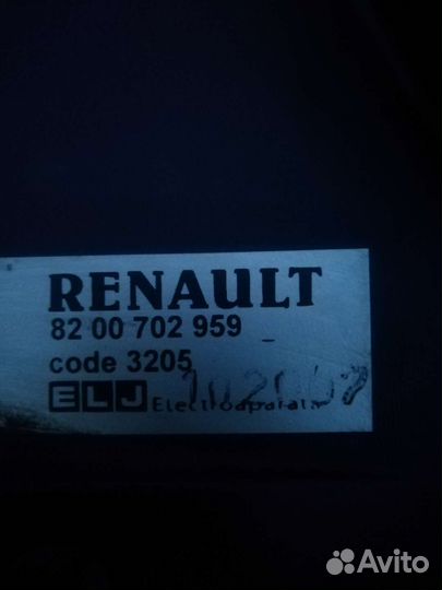 Вентилятор охлаждения renault logan