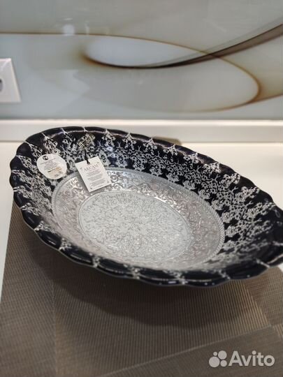 Блюдо стеклянное Аксам