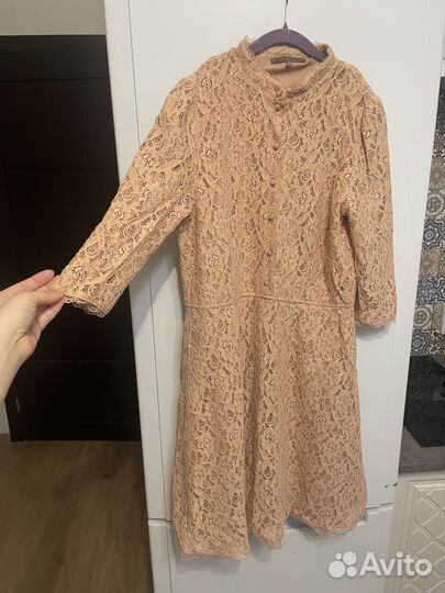 Платье гипюр