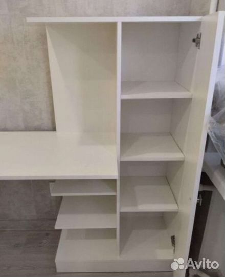 Компьютерный стол Квартет 6 белый