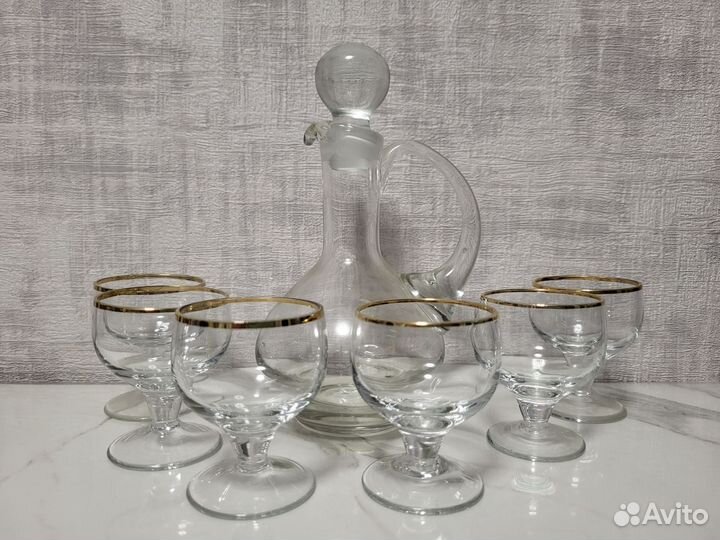 Графин и рюмки, набор, новый