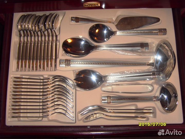 Набор столовых приборов royal 75 предметов (новый)