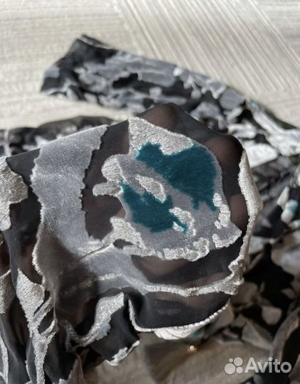 Накидка халат италия серая S