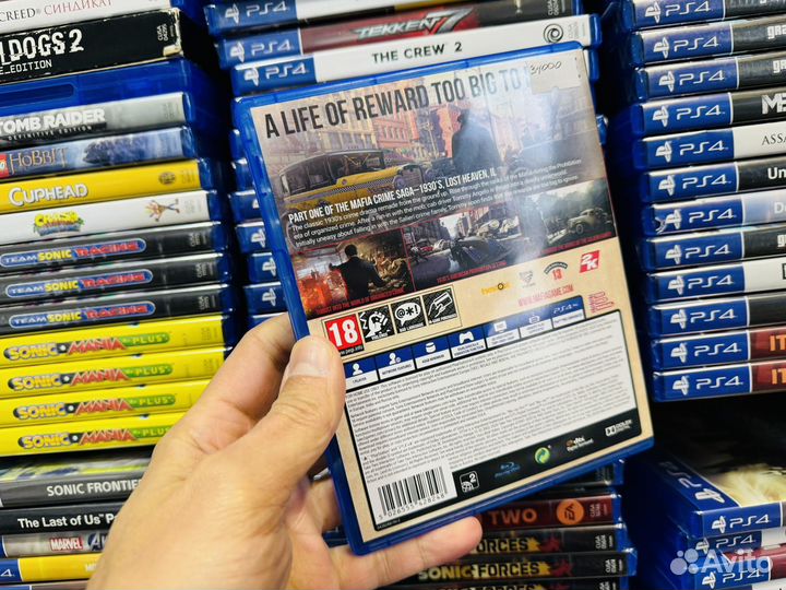 Mafia definitive edition ps4 диск