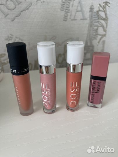 Помады для губ Dose of Colors матовая и глянцевые