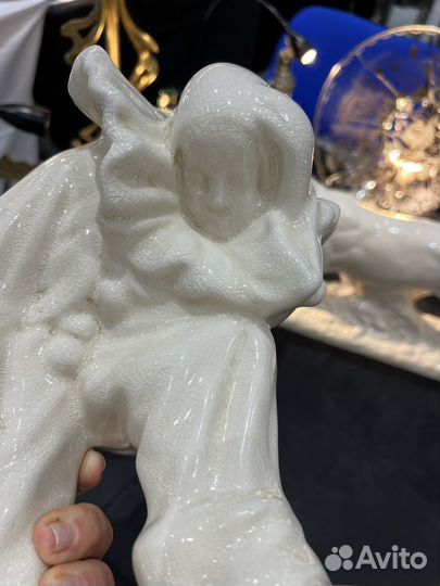 Великолепный фарфоровый клоун артдеко