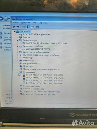 Нетбук Packard Bell