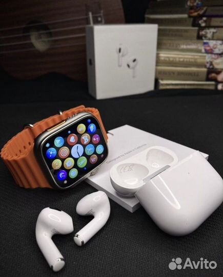 Набор AirPods Pro2 + Smart Watch 8 (новые)