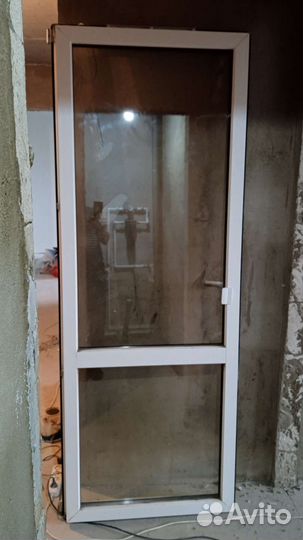 Дверь балконная пвх бу