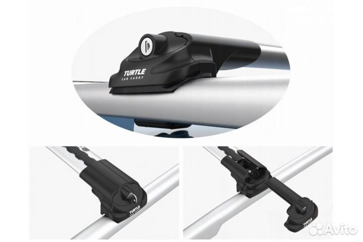 Багажник Turtle air 1 на рейлинги Нью