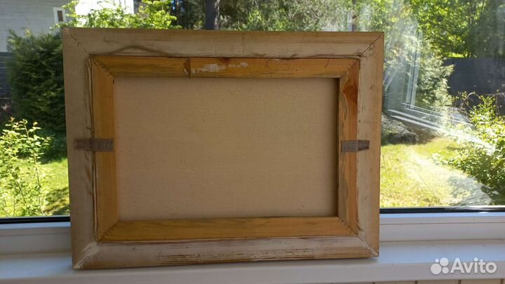 Картина маслом на холсте пейзаж бу