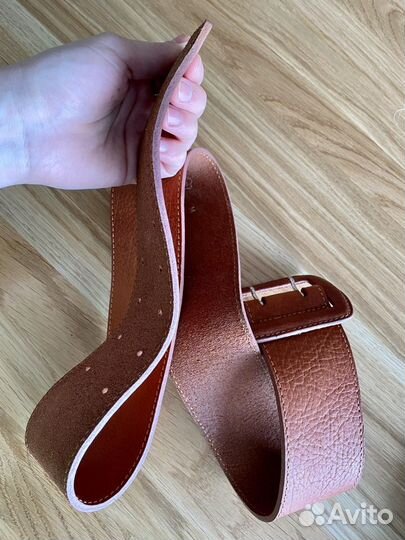 Ремень кожаный италия Stefanel