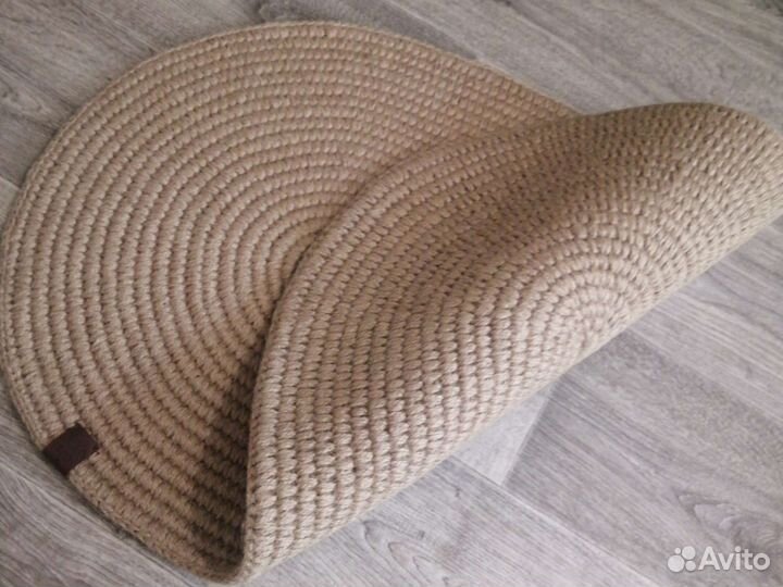 Ковёр джутовый, ручная работа