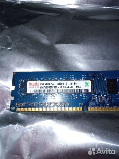 Оперативная память DDR3 4 gb, 2gb