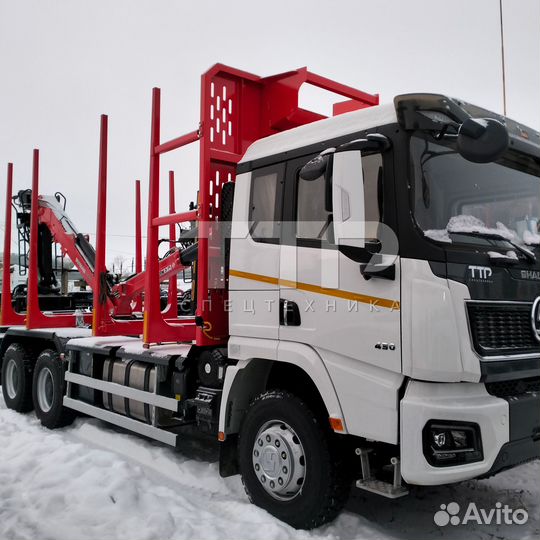 Лесовоз (сортиментовоз) Shacman X3000 с КМУ Велмаш-С, 2024