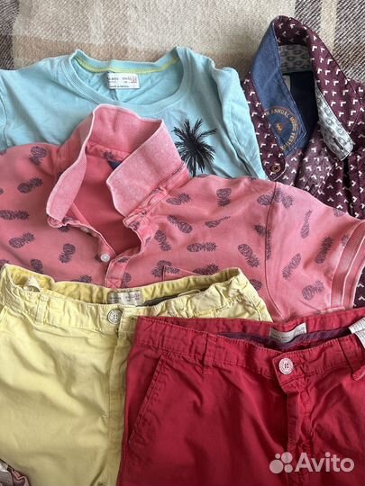 Вещи фирменные пакетом на мальчика 11-12 лет