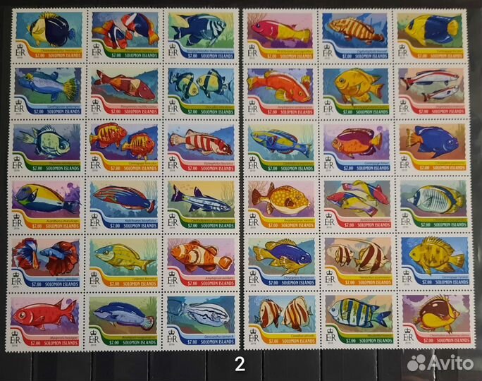 Коллекция редких марок Фауна 5 (чистые )