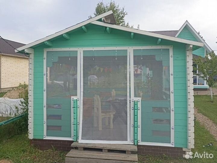 Тонированные мягкие окна