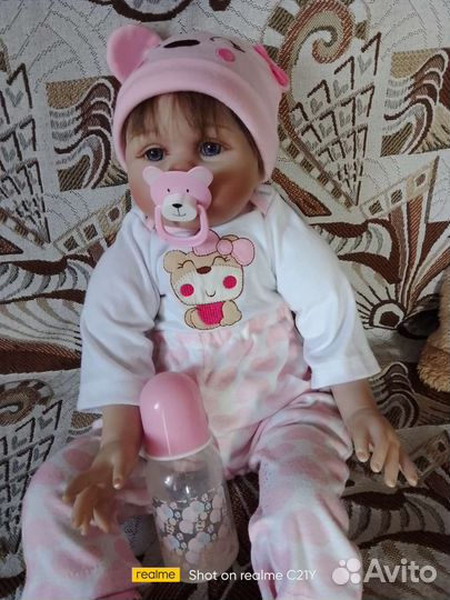 Кукла реборн силиконовая девочка
