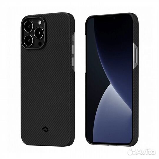 Pitaka AirCase для Apple iPhone 13 Pro чёрно-серый