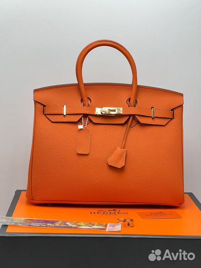 Сумка hermes birkin натуральная кожа