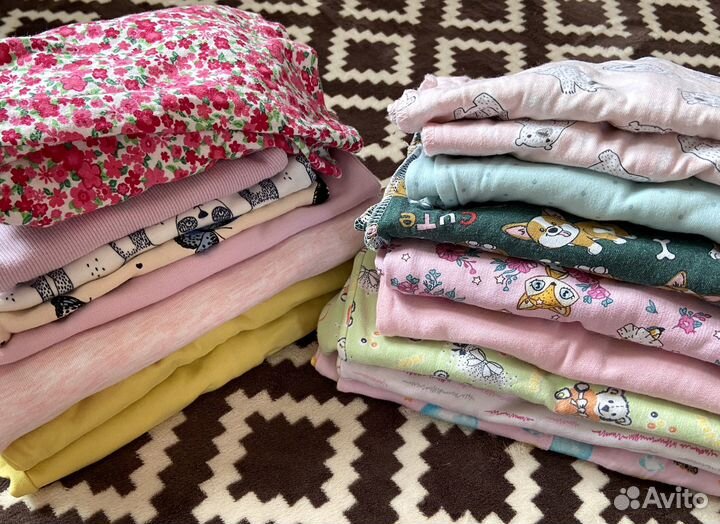 Одежда пакетом для девочки 62 68 (для двойни)