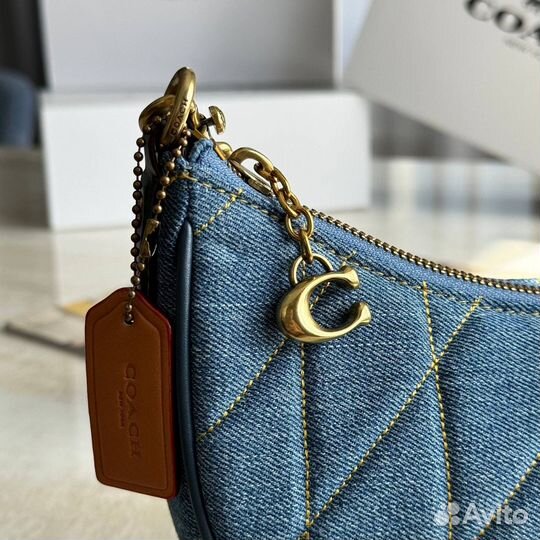 Сумка coach джинсовая