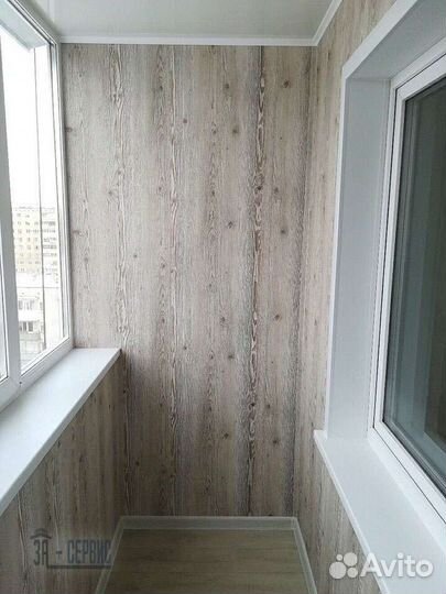 Балкон пластиковый, лоджия пластик с отделкой