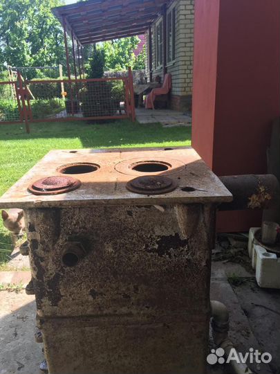Печь буржуйка чугунная СССР